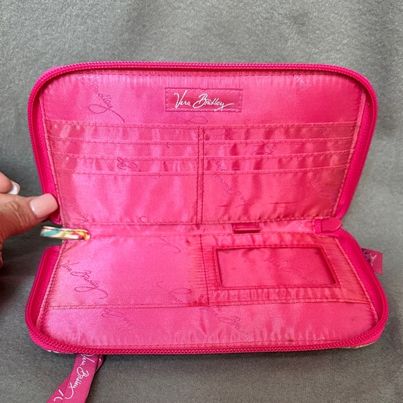 VERA BRADLEY Capri Melon Pattern Travel Organizer Wallet - Picture 8 of 11